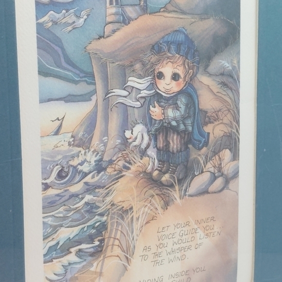 Let Your Inner Voice Guide You Jody Bergsma - 5x7 Limited Edition Numbered 1986 - Picture 3 of 6